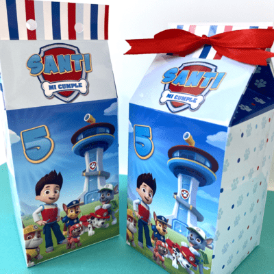 Paw patrol party favour