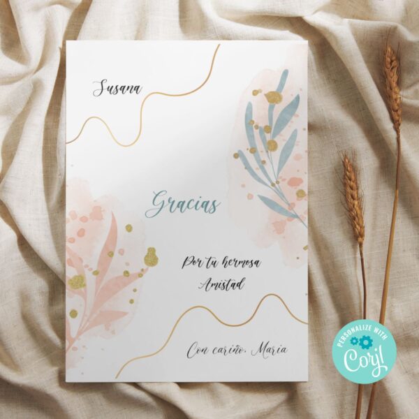 Thank you card