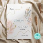 Thank you card