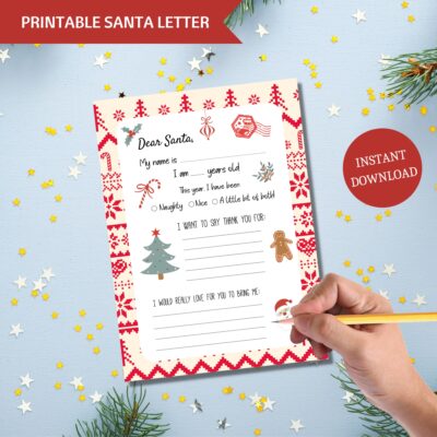 printable christmas letter
