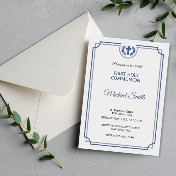 First Communion Invitation