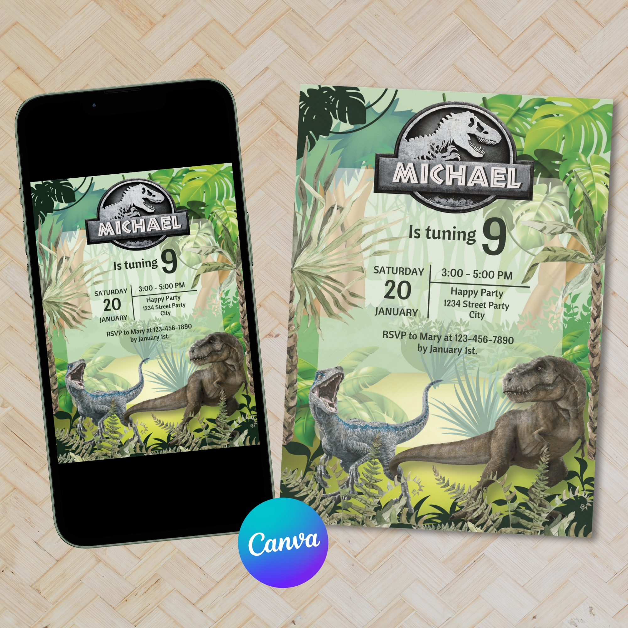 jurassic birthday invitation jurassic birthday invitation